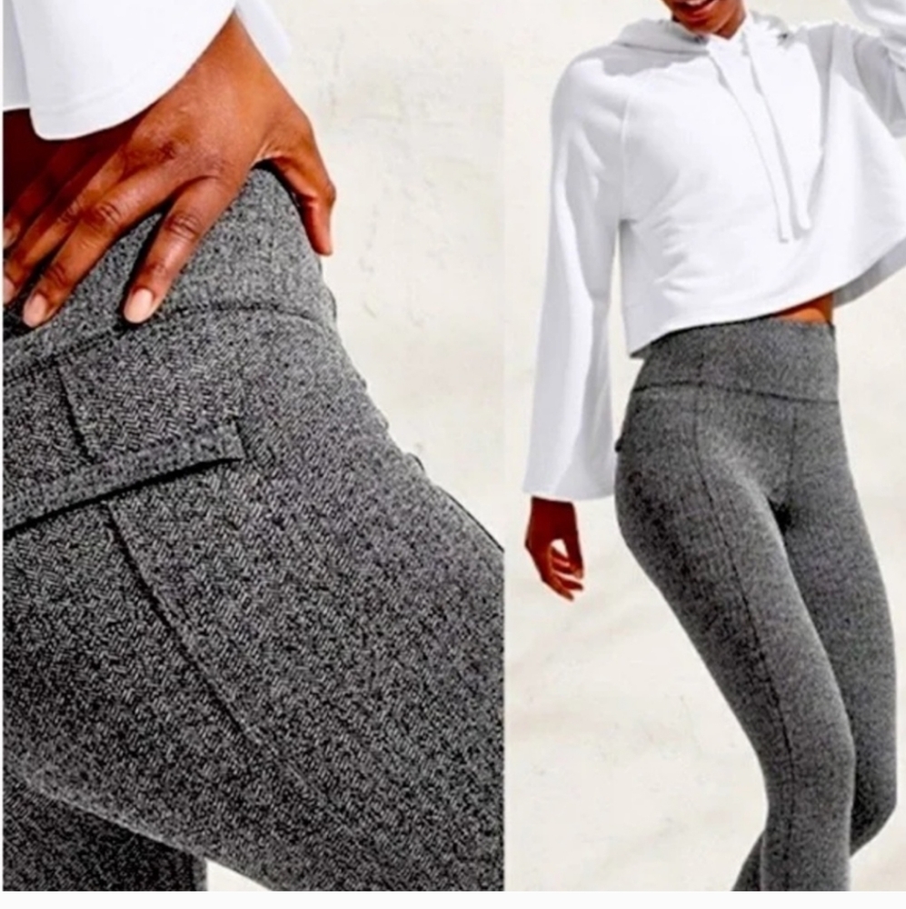 ATHLETA Delancey Herringbone Tight Activewear Pants - Size Small